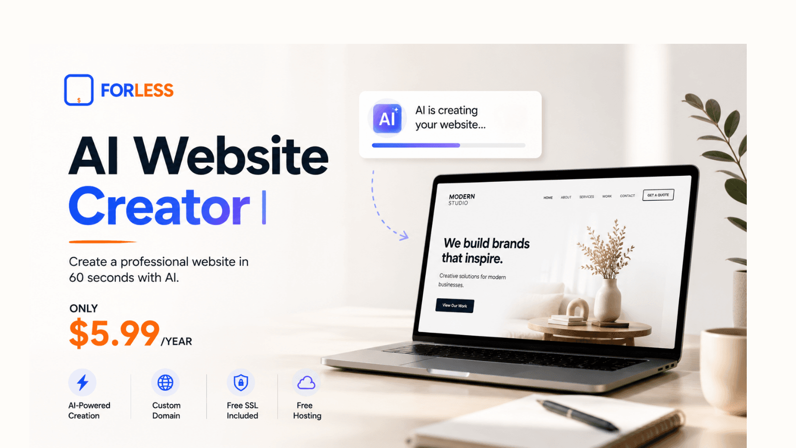 AI Website Creator | FORLESS