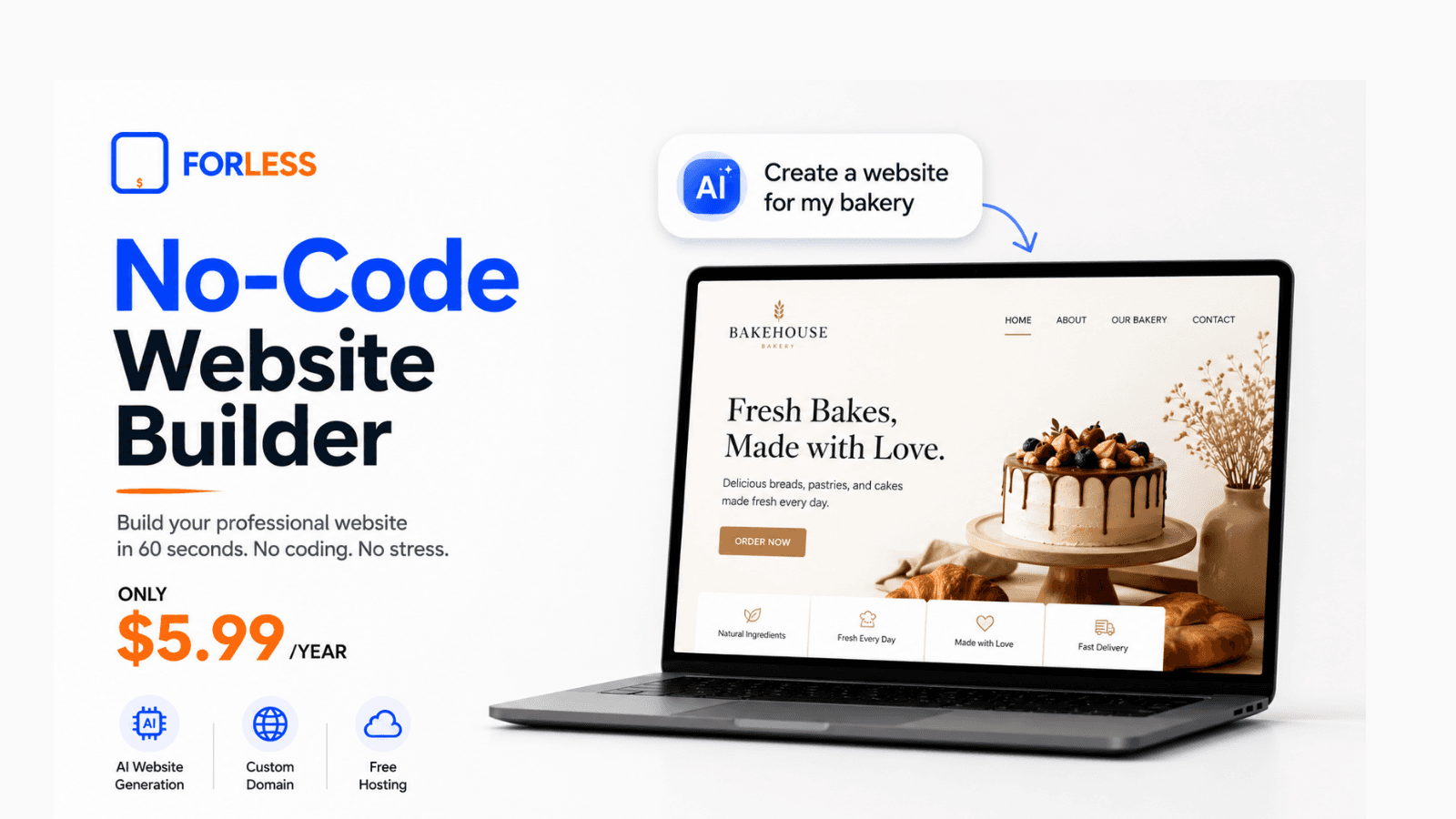No-Code Website Builder | FORLESS