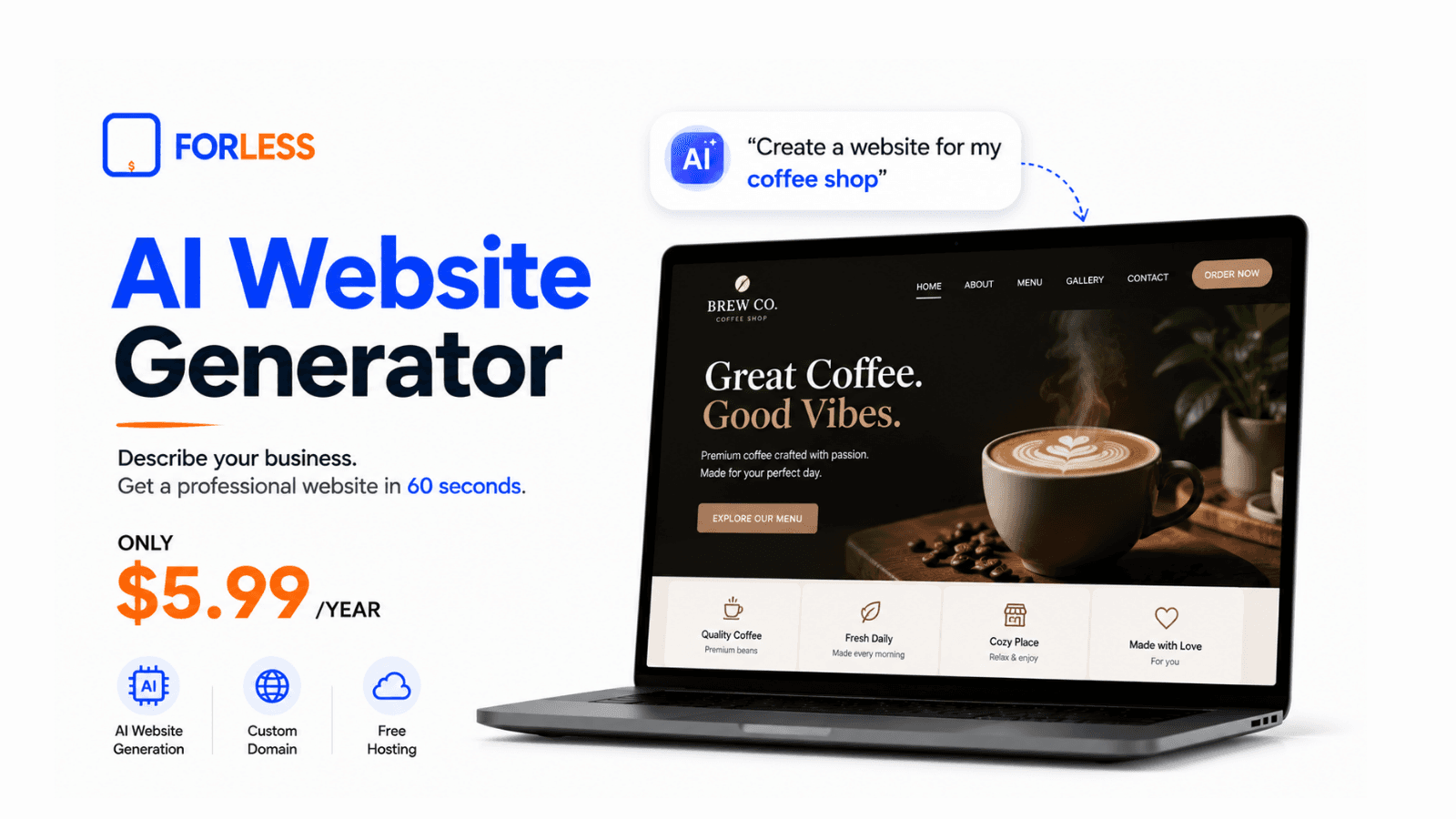 AI Website Generator | FORLESS